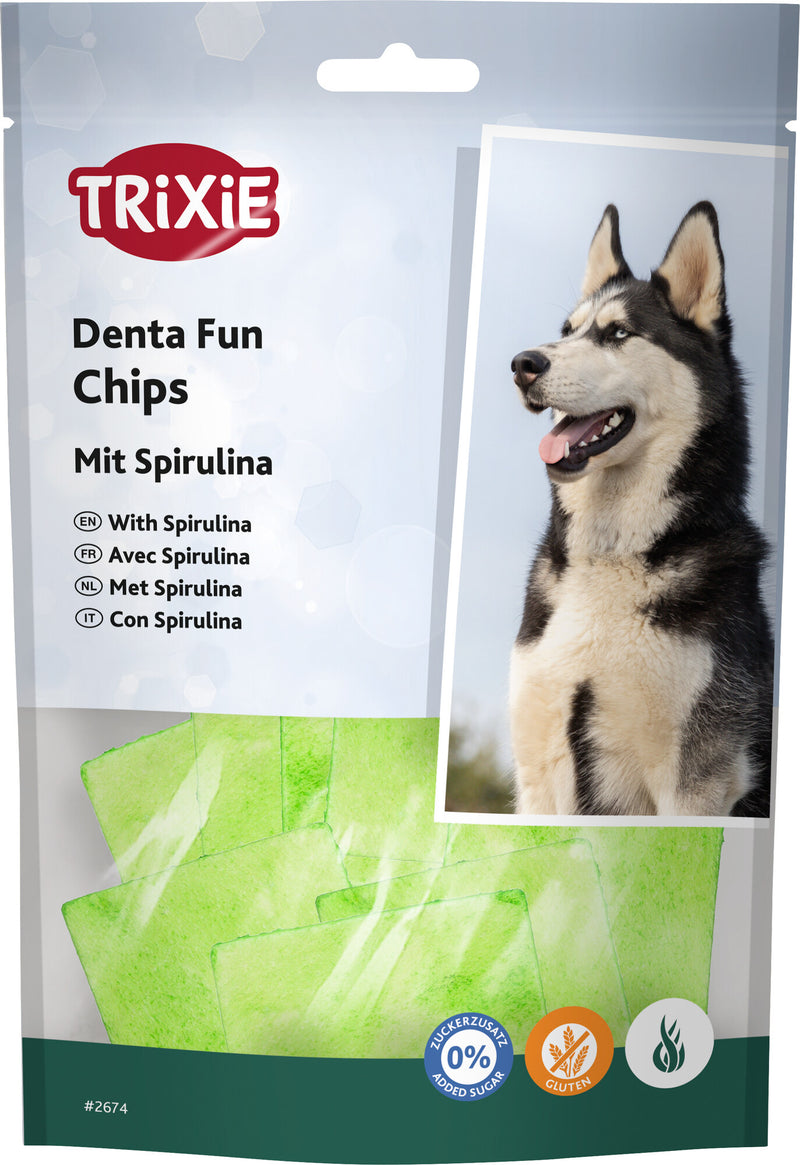 2674 Denta Fun chewing chips, spirulina algae, 50 g