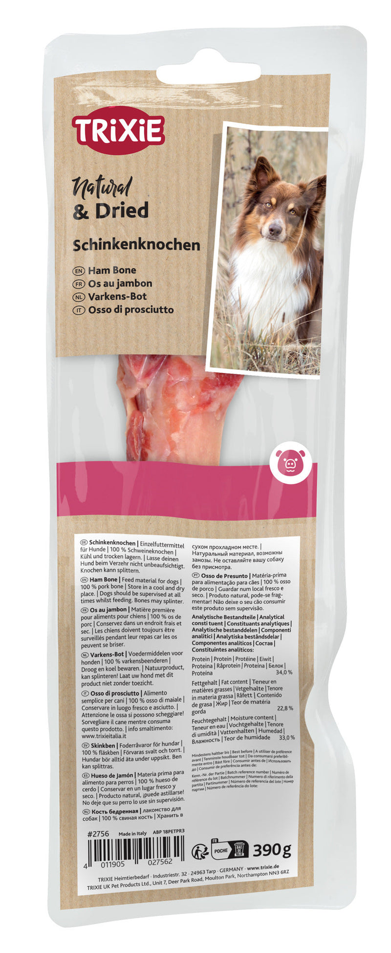 2756 Ham bone, 24 cm, 390 g