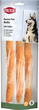 31326 Denta Fun chewing rolls, chicken, 28 cm, 3 pcs/.250 g