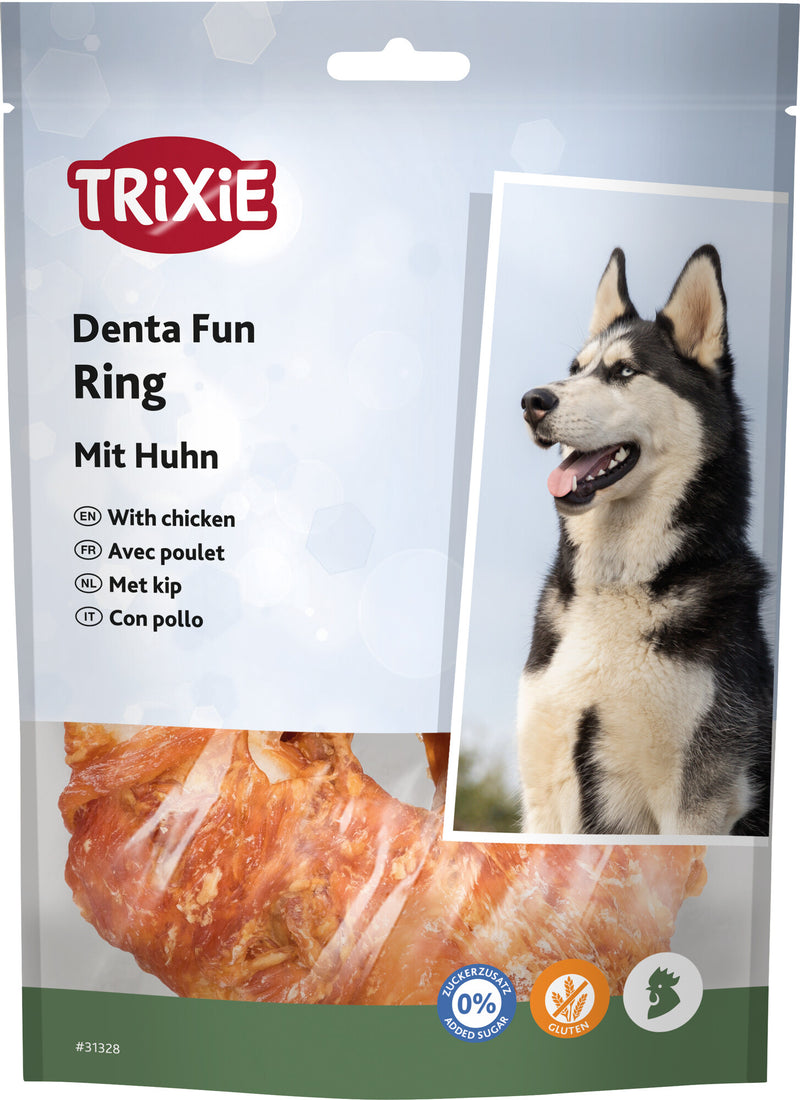 31328 Denta Fun chewing ring, chicken, diam. 10 cm, 110 g