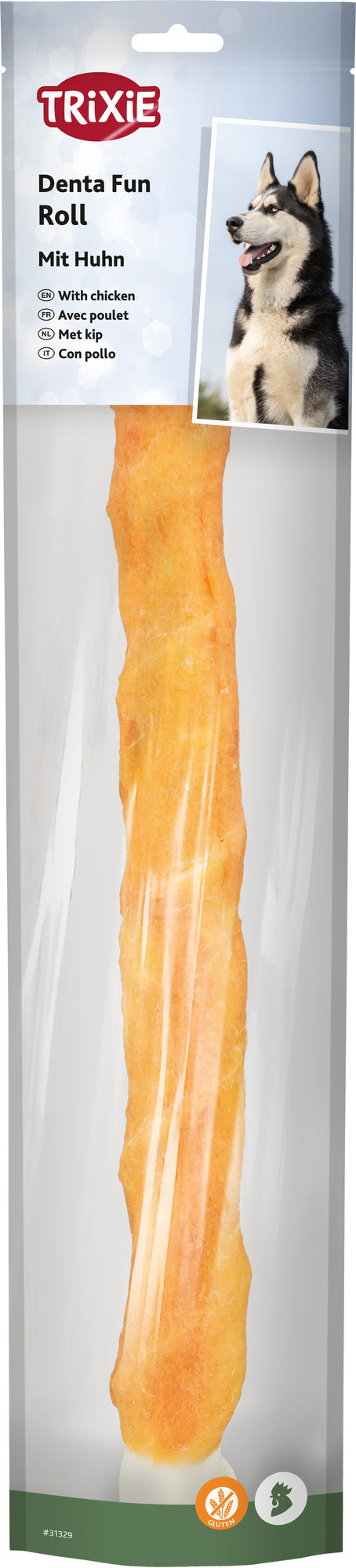 31329 Denta Fun chewing roll, chicken, 40 cm, 170 g