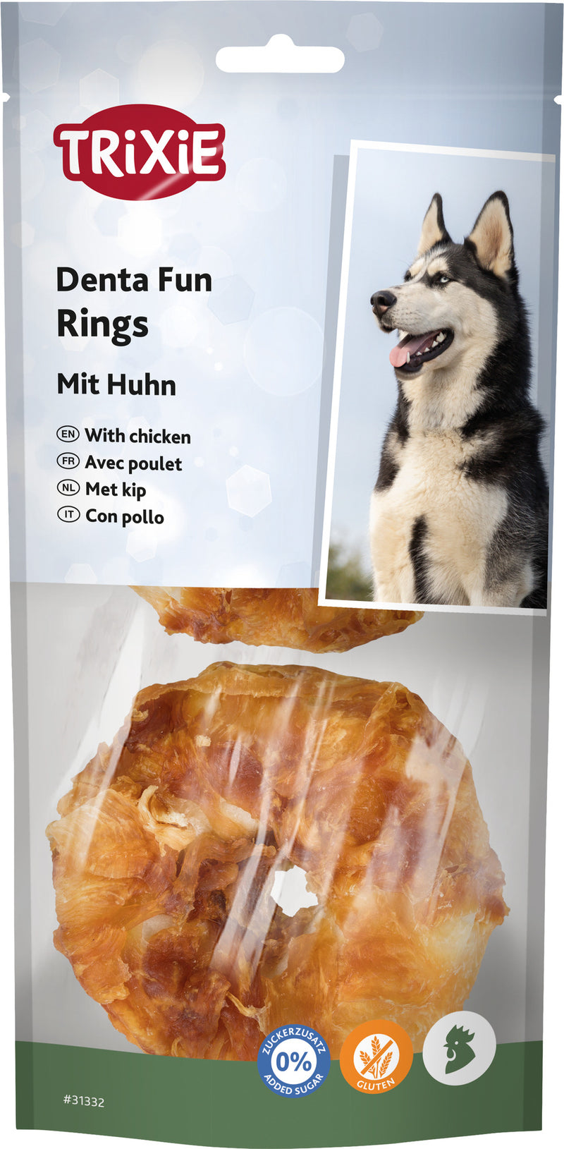31332 Denta Fun chewing ring, chicken, diam. 6 cm, 2 pcs./110 g
