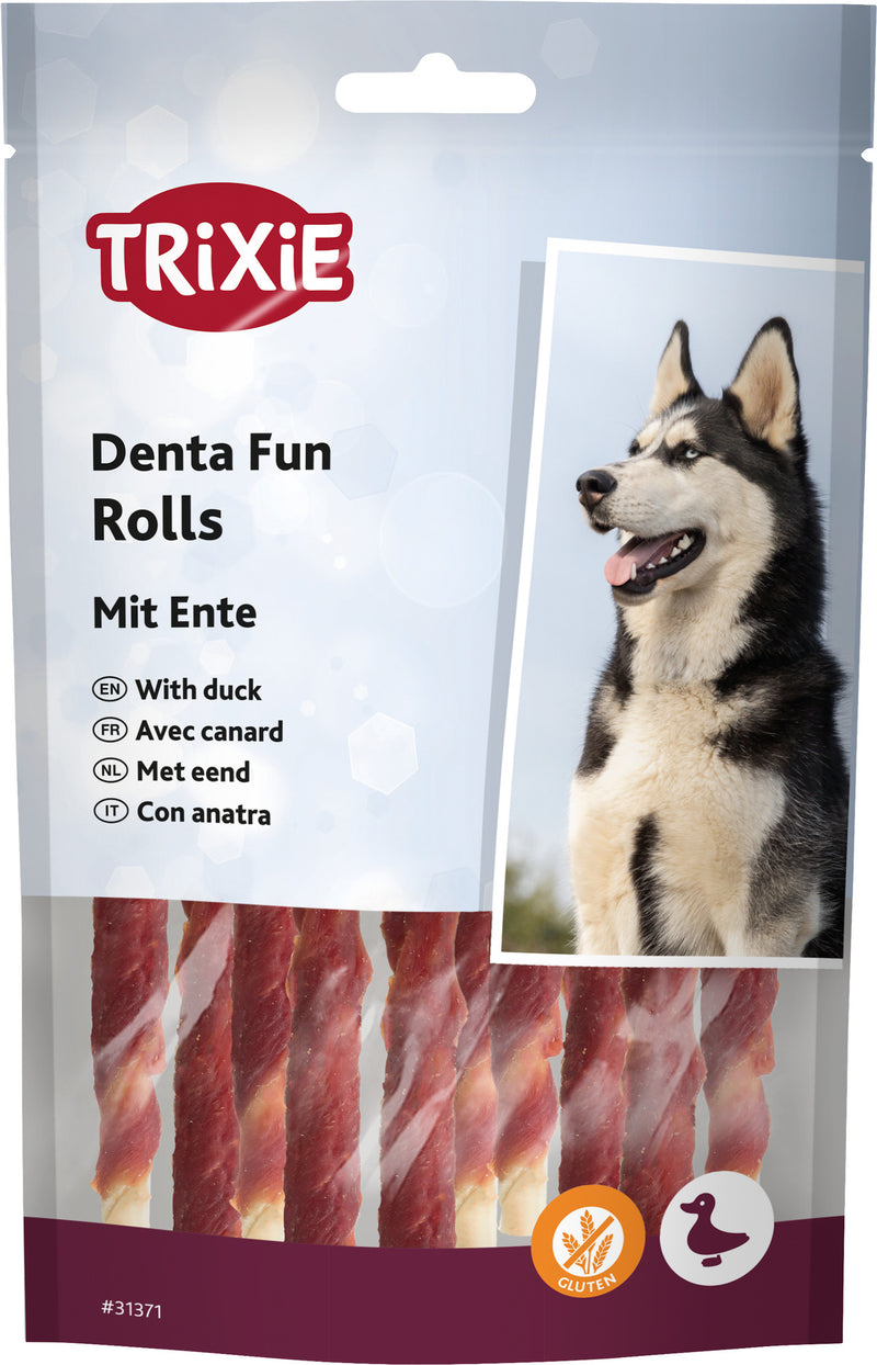 31371 Denta Fun chewing rolls, duck, 12 cm, 10 pcs./80 g