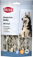 31387 Denta Fun chewing rolls, fish, 12 cm, 10 pcs./75 g