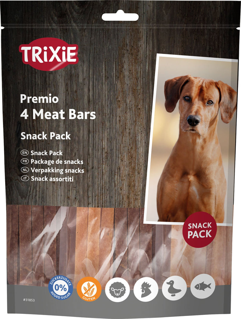 31853 PREMIO 4 Meat Bars, chicken, duck, lamb, salmon, 4 x 100 g