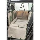 13240 Car seat cover with reversible blanket, 1.61 x 2.1 m, olive green/beige