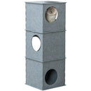 36272 Felt Tower Nele, 38 x 105 x 38 cm, grey