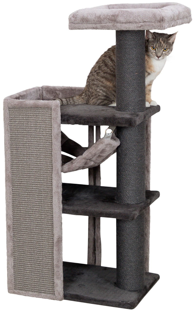 44464 Arianna Cat Tree, 52 x112 x40 cm, grey