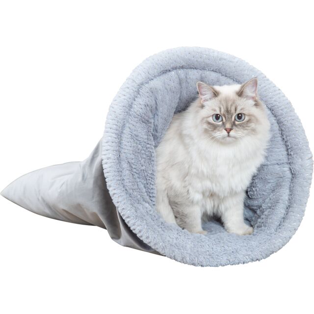 927118 Xmas Livia Soft cuddly sack, square,  40 x 60 cm, grey