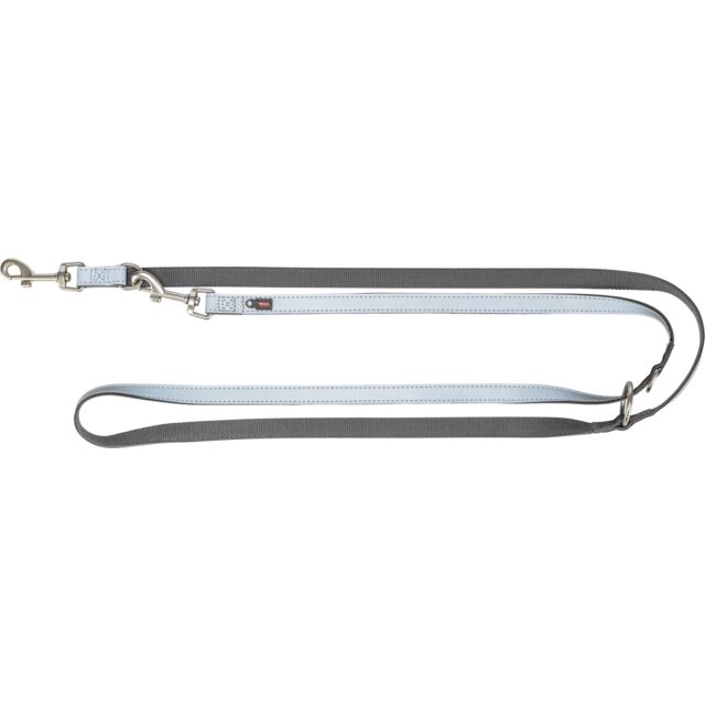 1198916 Premium Reflect adjustable lead, XS-S: 2.00 m/15 mm, graphite