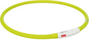 12648 Flash light ring USB, silicone, XS-XL: 70 cm/ 10 mm, green