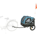 12822 Bicycle trailer, M: 81 x 102 x 102/145 cm, blue/grey