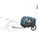 12823 Bicycle trailer, L: 81 x 112 x 112/155 cm, blue/grey