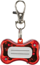 1342 Flasher for dogs, 4.5 x 3 cm, red