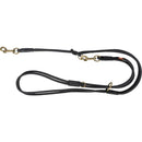 1880001 Pure adjustable lead, round-sewn, leather, S: 2 m/10 mm, black