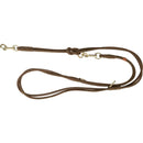 1880026 Pure adjustable lead, round-sewn, leather, S: 2 m/10 mm, brown