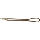 1881026 Pure adjustable lead, leather, S-M: 2 m/15 mm, brown
