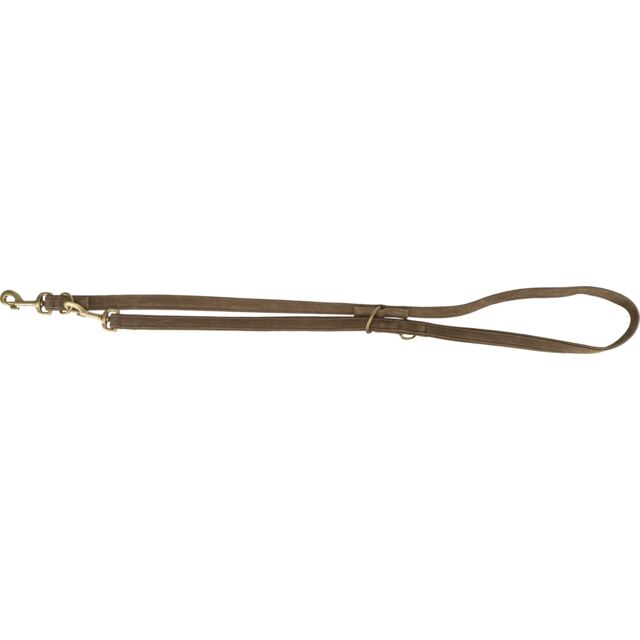 1882026 Pure adjustable lead, leather, M-L: 2 m/20 mm, brown