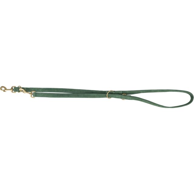 1882034 Pure adjustable lead, leather, M-L: 2 m/20 mm, sage