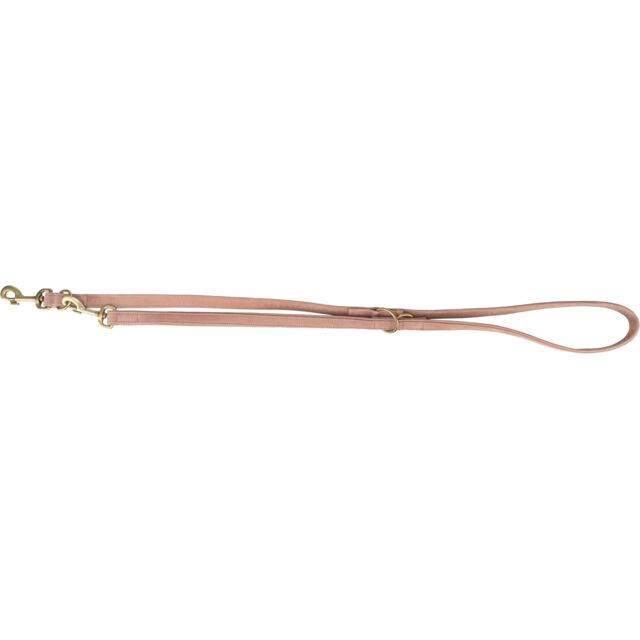 1881035 Pure adjustable lead, leather, S-M: 2 m/15 mm, pink
