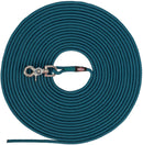 197442 Tracking lead, trigger snap hook, round, S-M: 15 m/diam 6 mm, petrol
