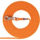 197453 Tracking leash, trigger snap hook, round, S-M: 20 m/ 6 mm, orange