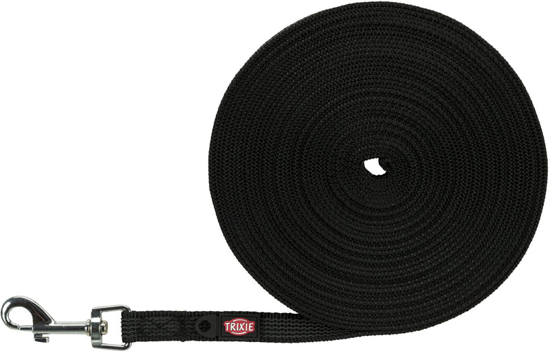 19787 Tracking leash, rubberised, SÆ’??M: 10 m/15 mm, black
