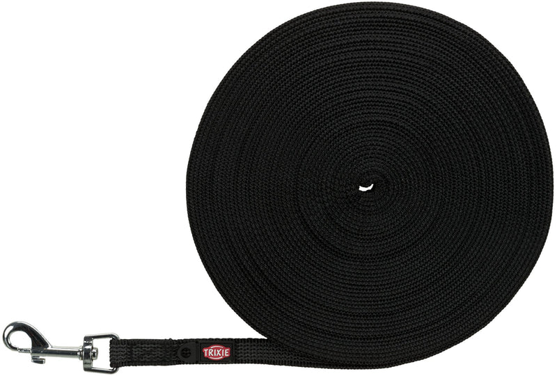 19788 Tracking leash, rubberised, SÆ’??M: 15 m/15 mm, black