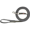 207541 Fusion tracking leash, rubberised, M-L: 5 m/17 mm, graphite/olive green
