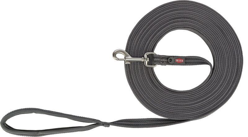 207552 Fusion tracking leash, rubberised, M-XL: 10 m/17 mm