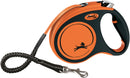 21427 flexi XTREME, tape leash, M: 5 m, black/orange