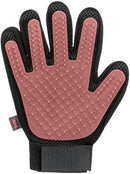 23132 Fur care glove mesh material/TPR, 16 X 24 cm, pink/black