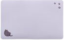 24549 Place mat fat cat/paws, 44 - 28 cm, grey