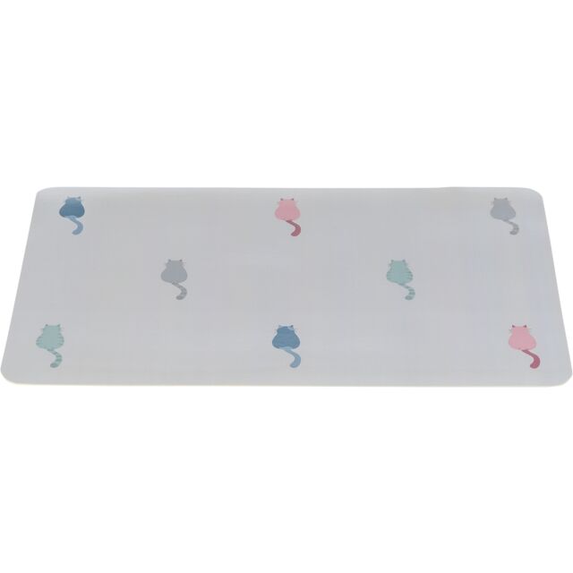 24578 Cat place mat, 44 x 28 cm, sage