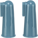 25624 Finger-toothbrush set, silicone, dog/cat, 6 cm, 2 pcs.