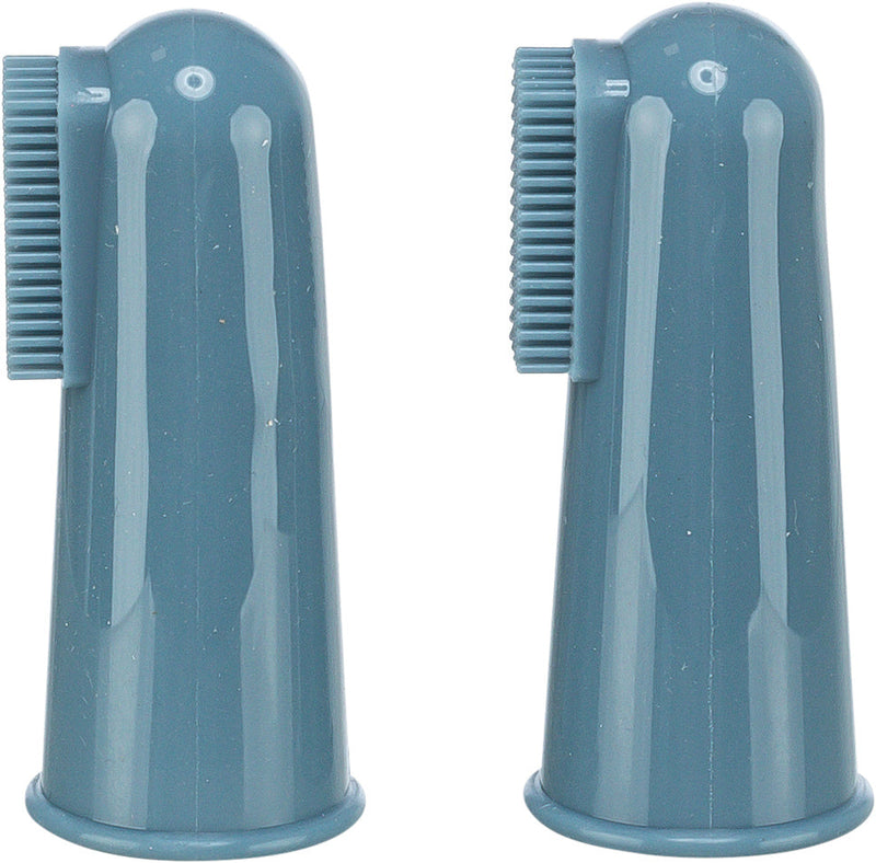 25624 Finger-toothbrush set, silicone, dog/cat, 6 cm, 2 pcs.