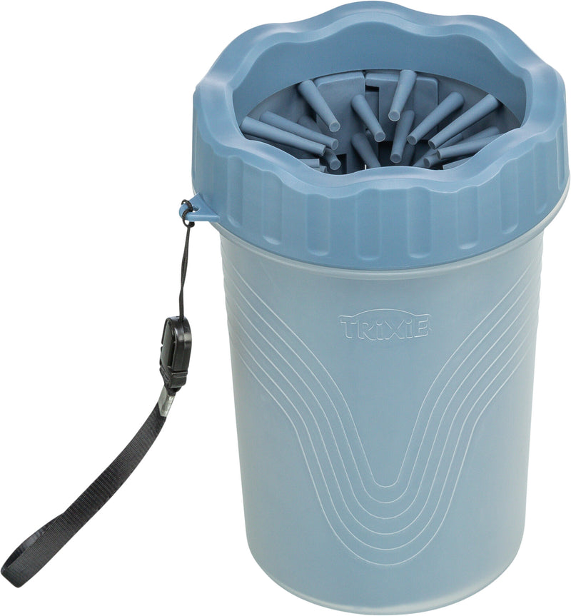 25705 Paw cleaner, silicone/PP, M-L, blue