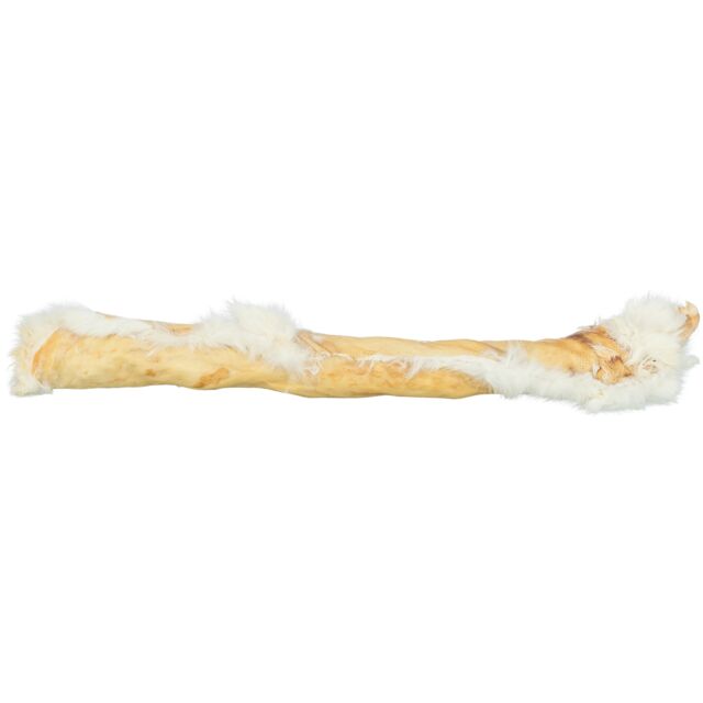 27157 Rabbit skin roll with fur, 45-50 cm, 85 g