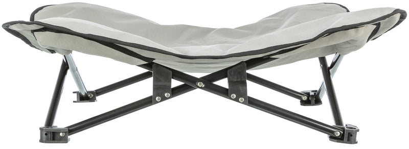 28215 Camping bed for dogs, 69 x 20 x 69 cm, dark grey/petrol