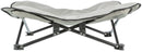 28216 Camping bed for dogs, 88 x 32 x 88 cm, dark grey/petrol