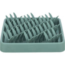 32063 Sniff mat, grass, silicone, 20 x 20 x 5 cm, sage
