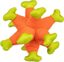 33457 Aqua toy sea urchin, fabric, 24 cm