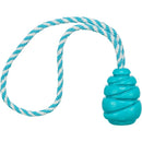 33466 Super Strong jumper with rope, TPR, 33 cm/5.1 cm, petrol