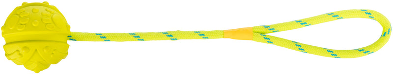 33482 Ball on a rope, natural rubber, floatable, diam. 7 cm/35 cm