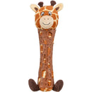 34689 Giraffe, plush/TPR, 38 cm, orange