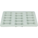 34987 Baking mat bones, 24 x 29 cm, grey