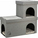 363110 Kimy Cave, Two Floors, 76 x 72 x 37 cm, light grey