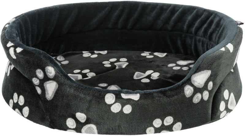 36636 Jimmy bed, oval, 95 x85 cm, black
