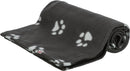 37182 Barney fleece blanket, 150 x 100 cm, black/beige