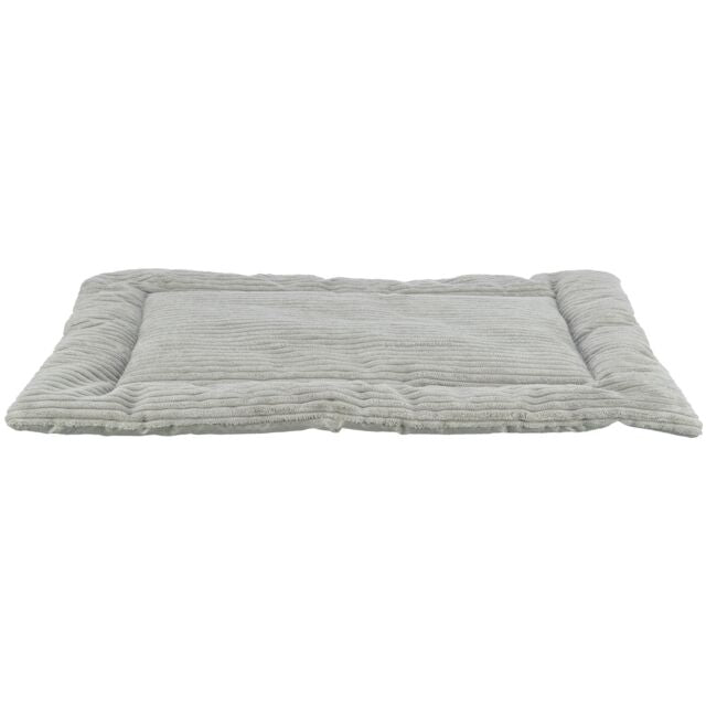 372702 Jonna Lying Mat, corduroy plush, 110 x 75 cm, grey